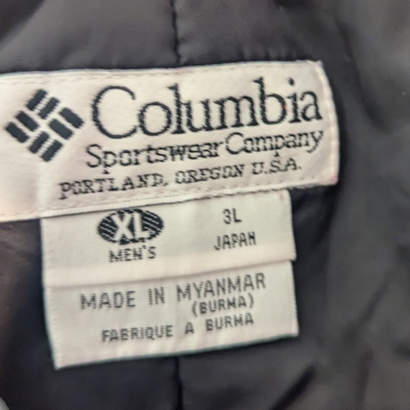 Columbia warm insulated black nylon ski /snow outdoor Gorpcore pants Sz XL - Picture 5 of 8